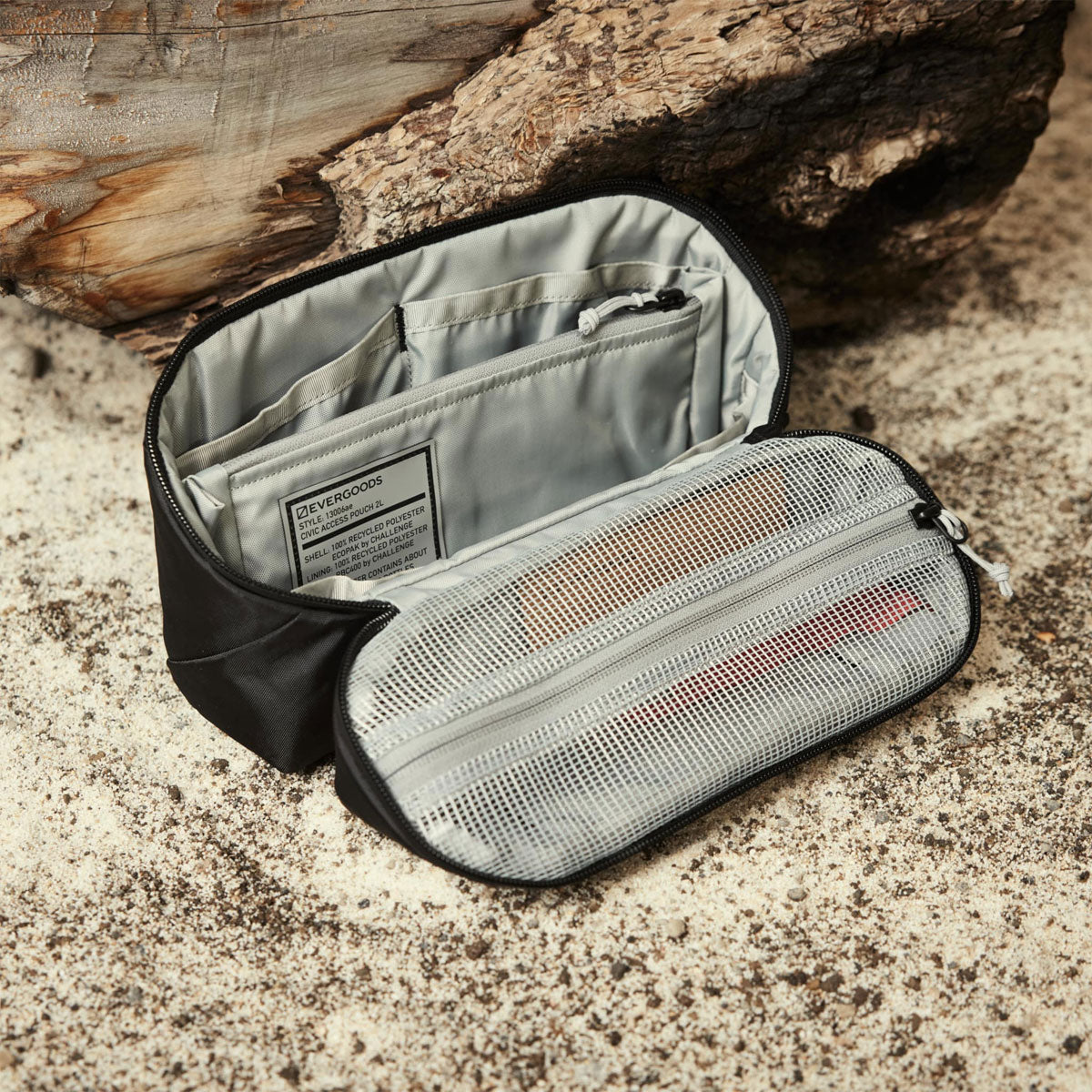 EVERGOODS : Civic Access Pouch 2L : ECOPACK Black (Limited Collection)
