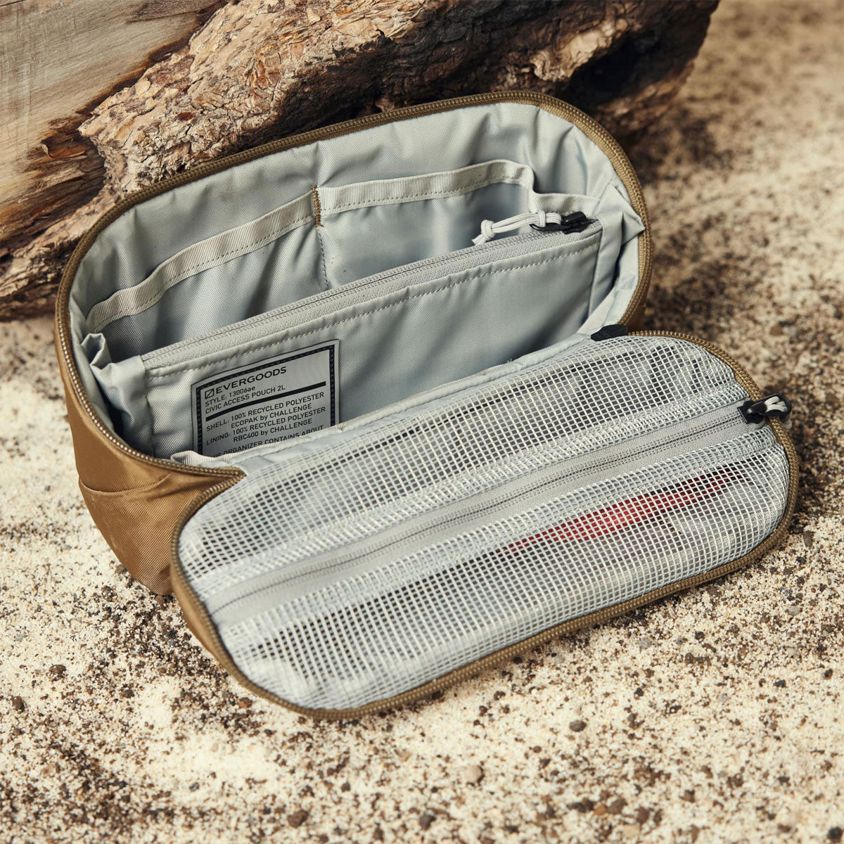 [PO] EVERGOODS : Civic Access Pouch 2L : ECOPAK Coyote Brown