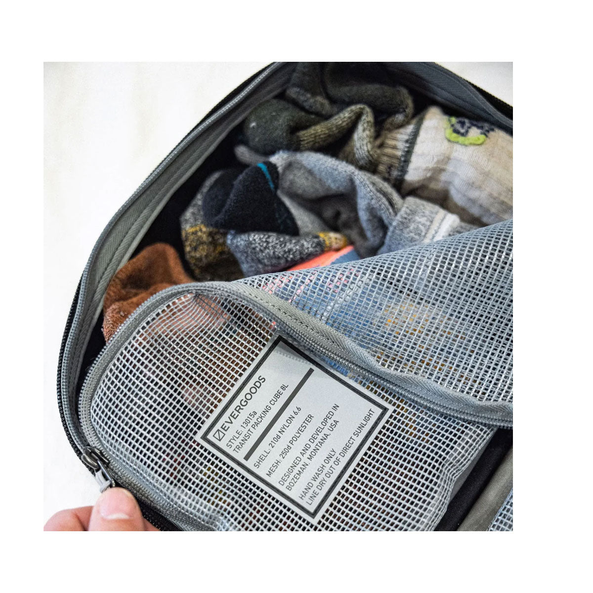 [PO] EVERGOODS : Transit Packing Cube 8L : Standard Grey