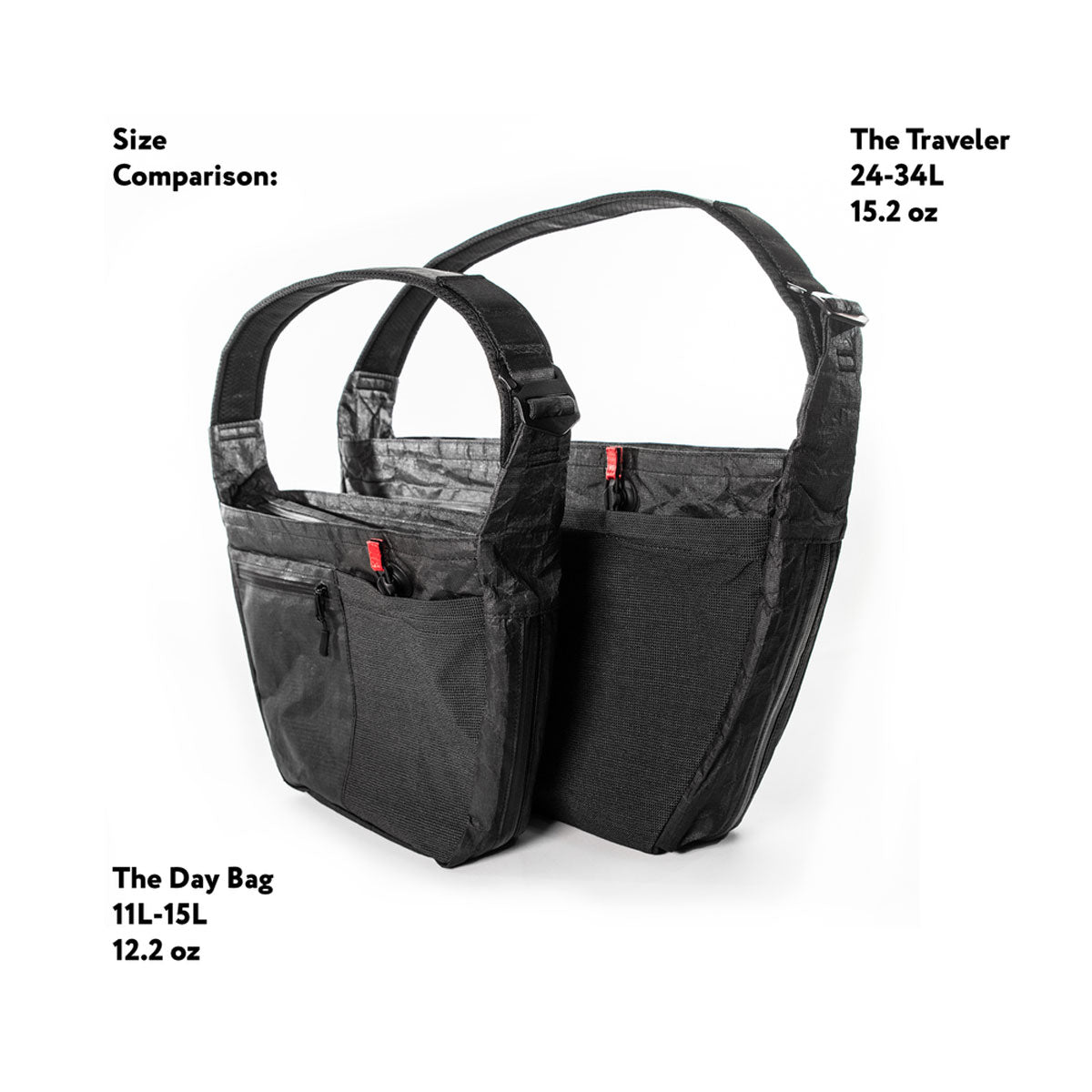 Heldclosely : The Day Bag 15L Ultra200x : Black
