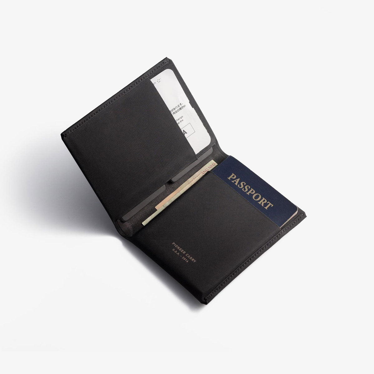 Pioneer Carry : Passport Wallet : Black Baby Ballistic™