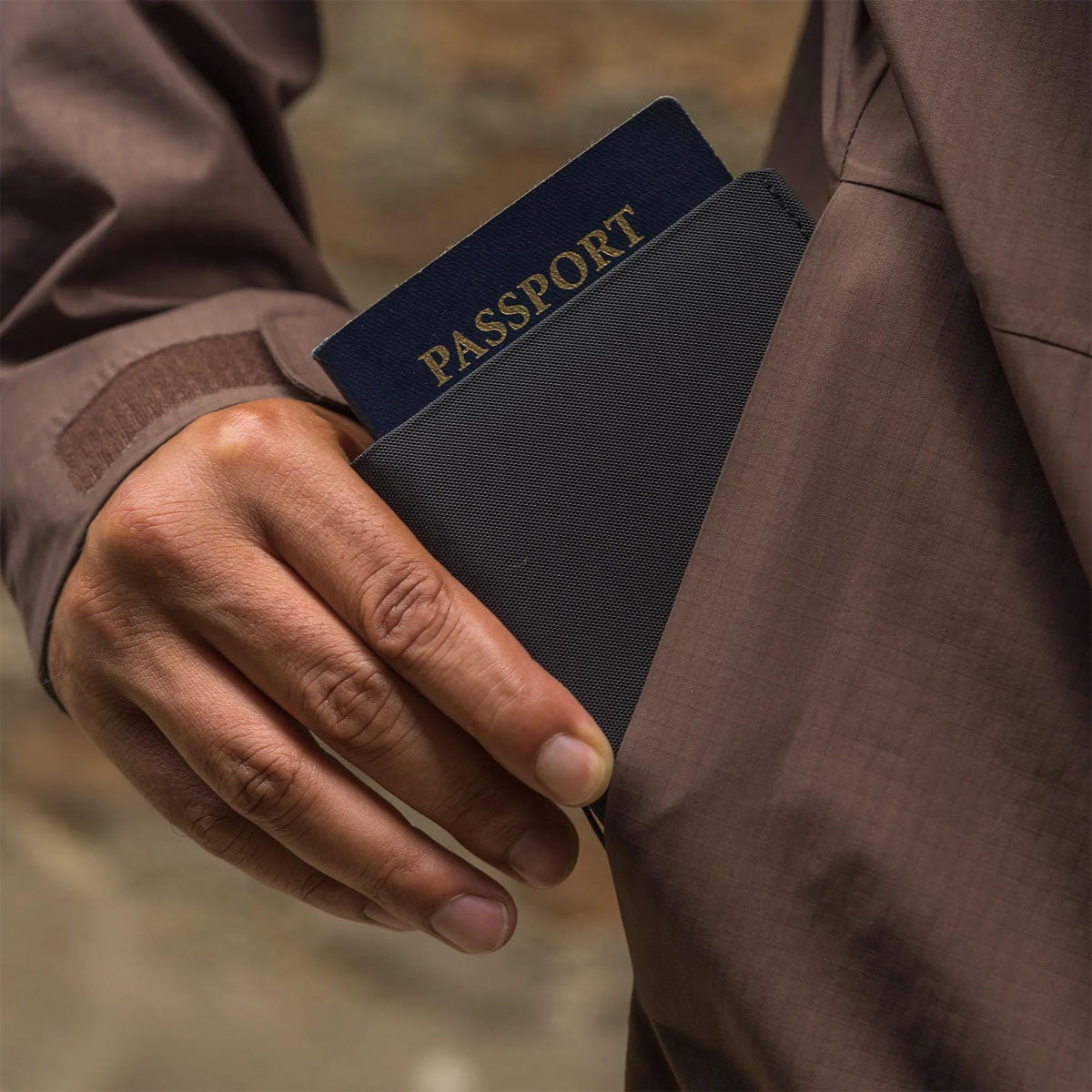 Pioneer Carry : Passport Wallet : Black Baby Ballistic™