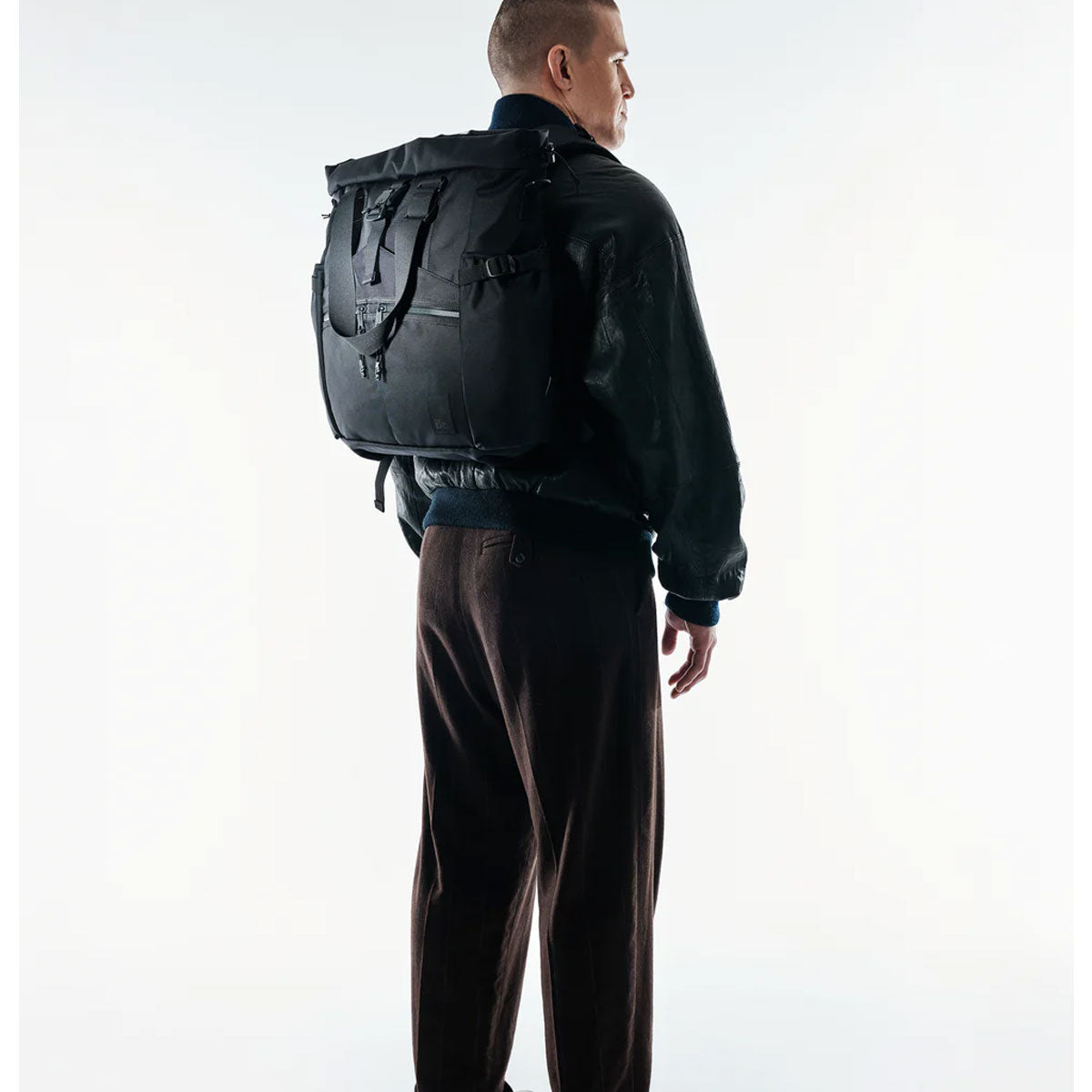 The Brown Buffalo : Conceal Tote 20L : UltraGrid™ 210D Nylon Black Grid