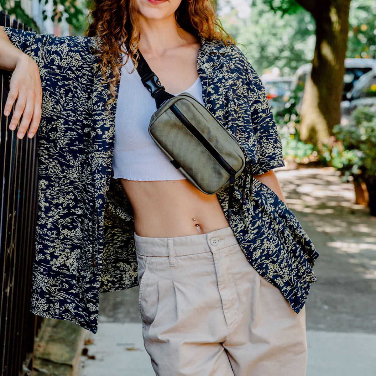 The Brown Buffalo : Conceal Waistpack : Ranger Green Ballistic