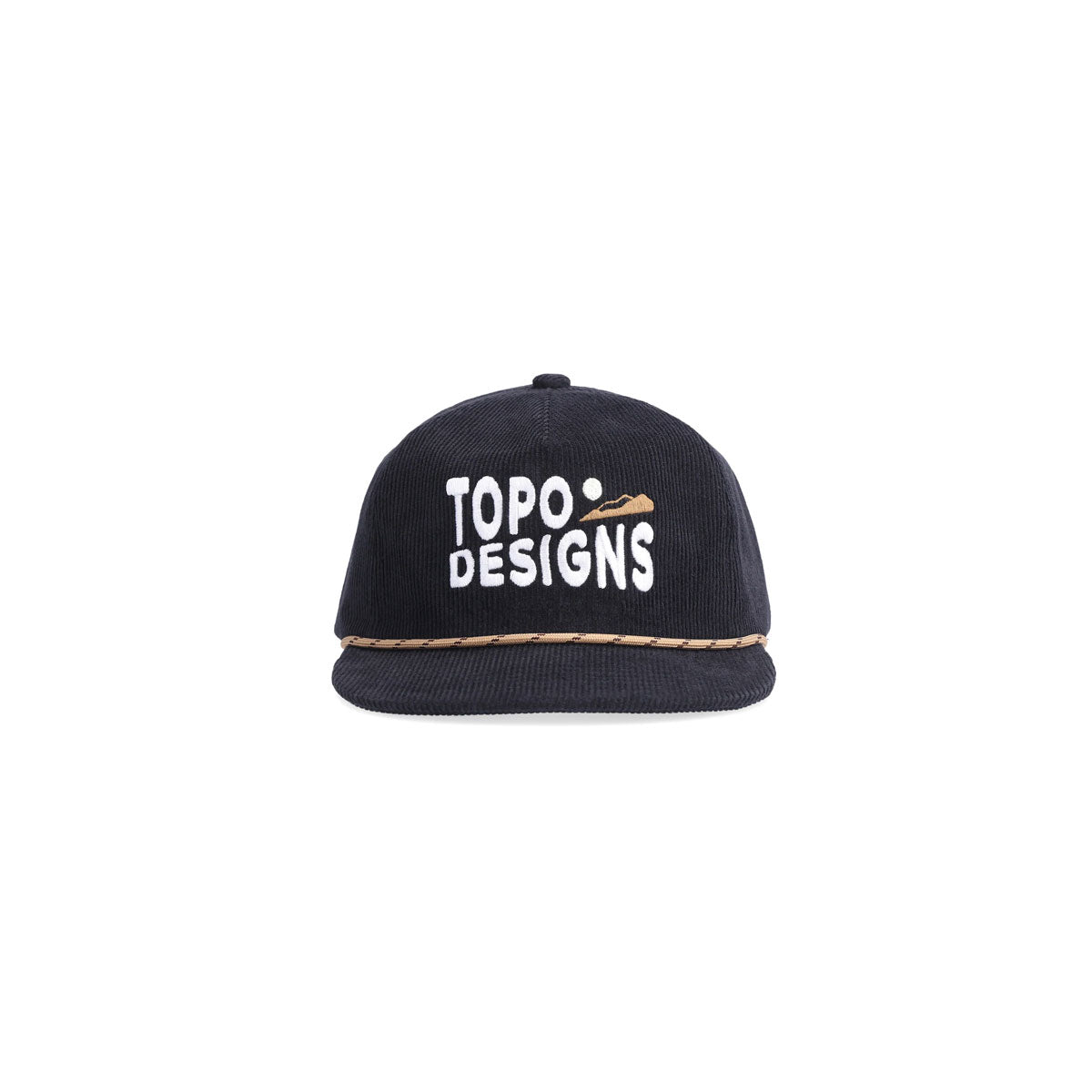 Topo Designs : Corduroy Trucker Hat Sunrise : Black