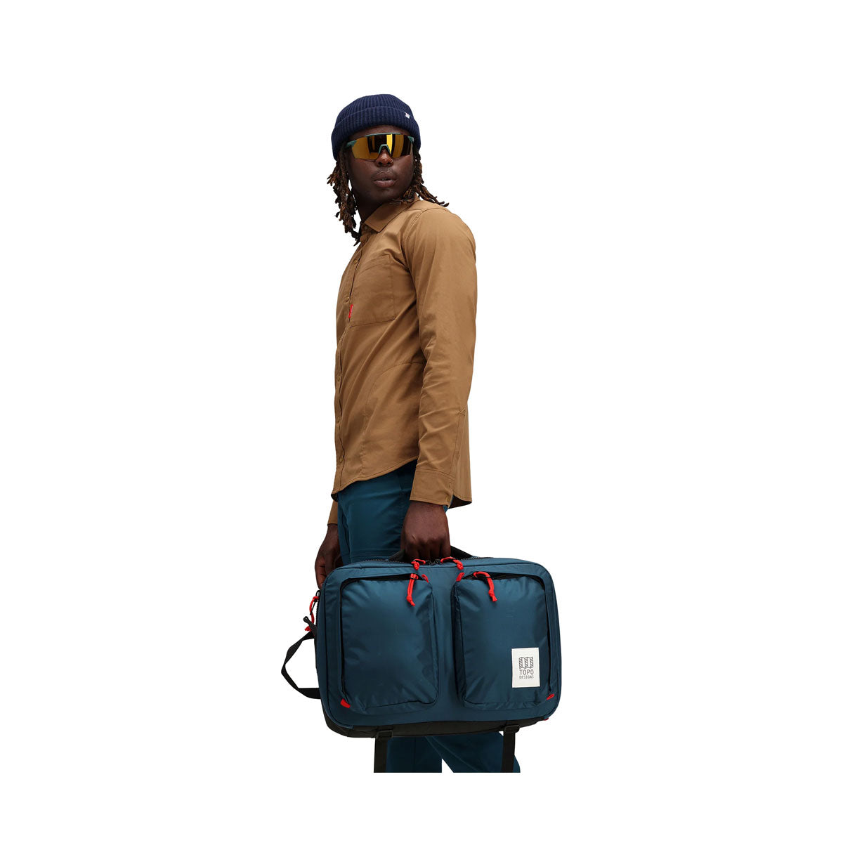 Topo Designs : Global Briefcase : Navy