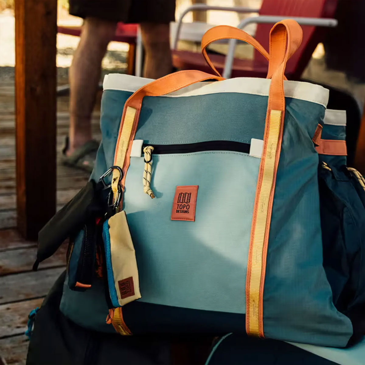 Topo Designs : Mountain Accessory Bag : Black/Grid