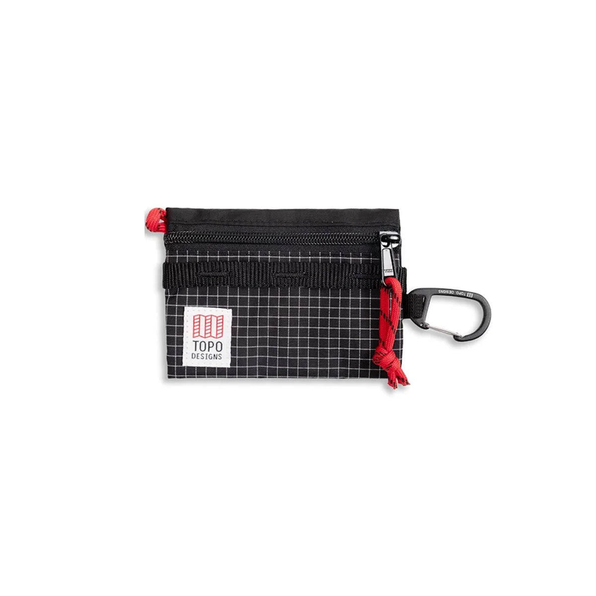 Topo Designs : Mountain Accessory Bag : Black/Grid