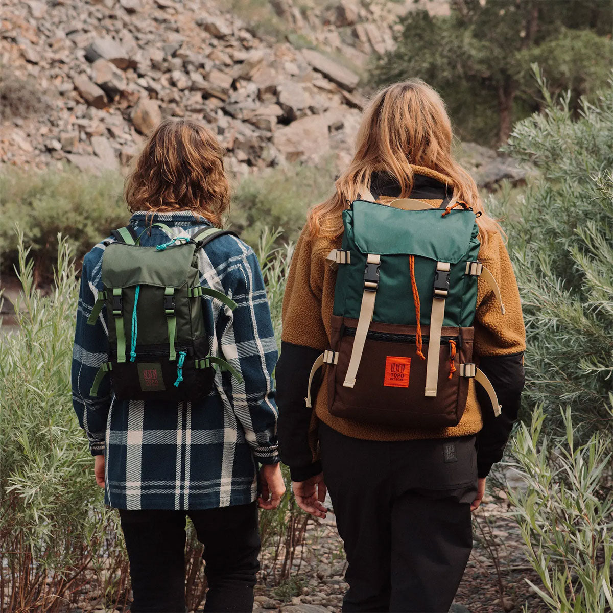 Topo Designs : Rover Pack Classic : Almond/Emberglow