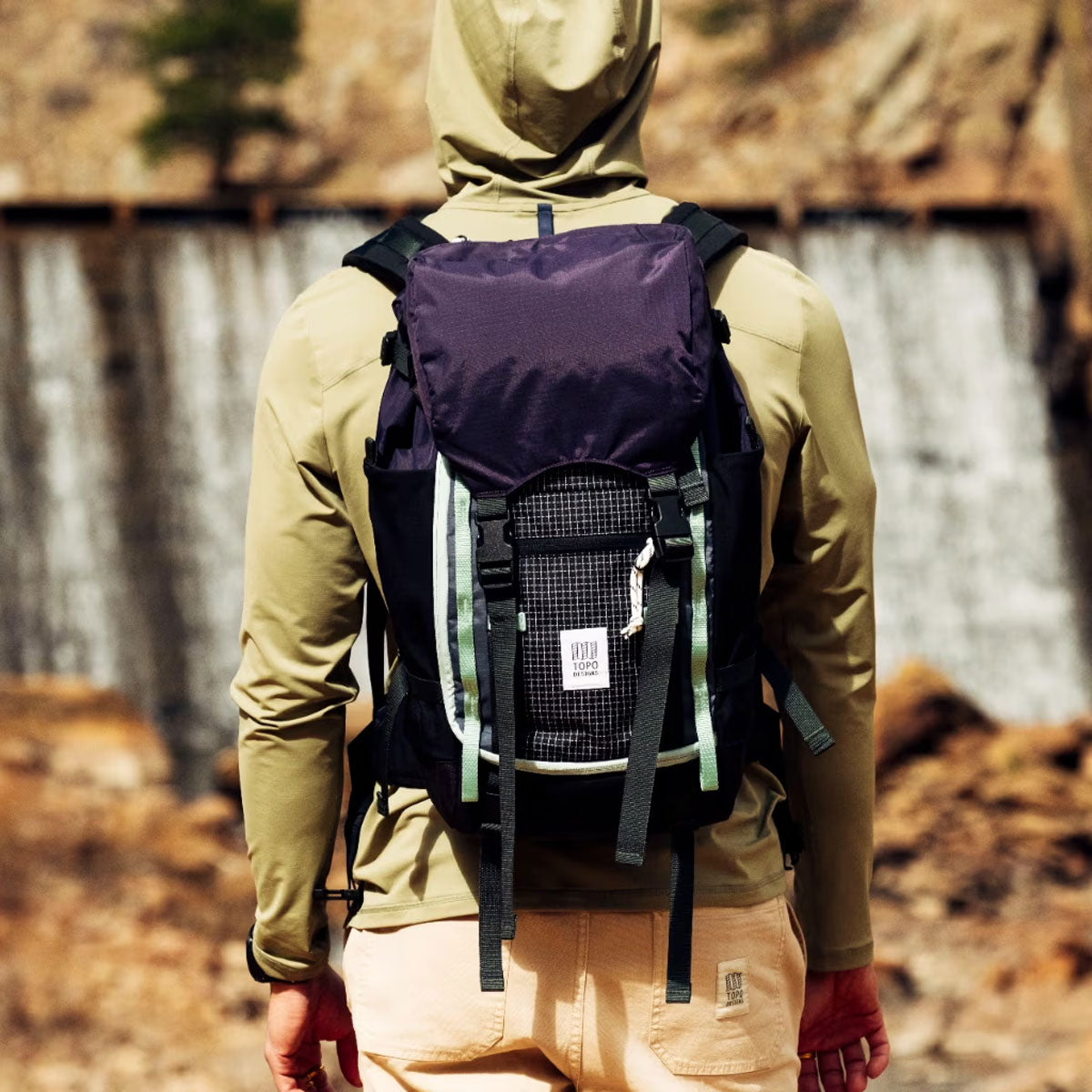 Topo Designs : Rover Trail Pack 24L : River Blue/Cobblestone