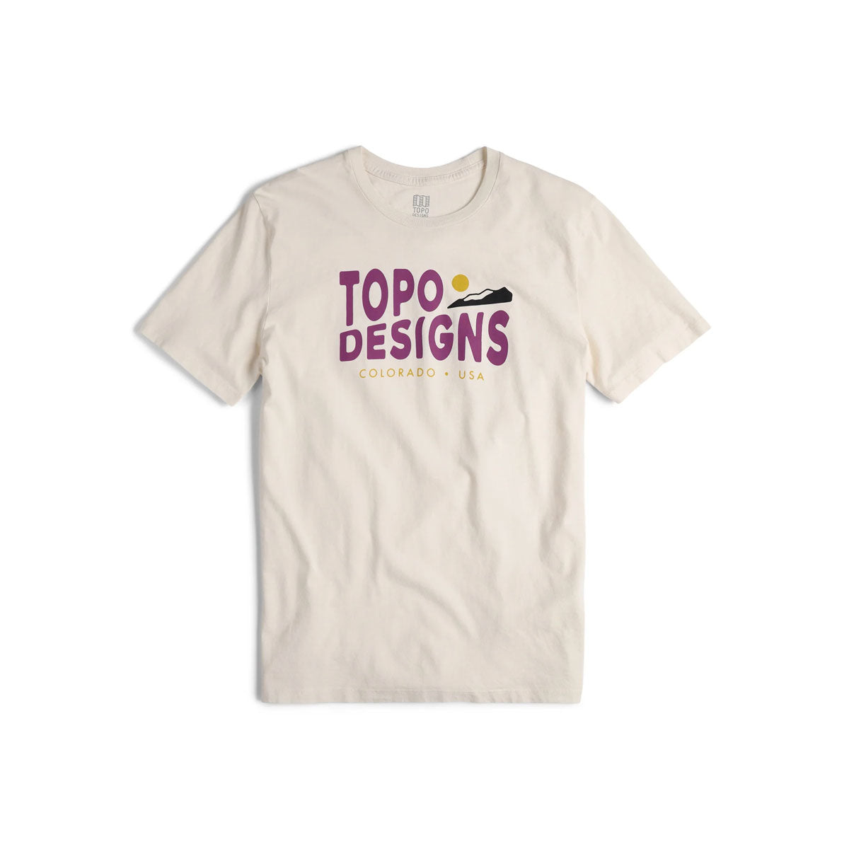 Topo Designs : Sunrise Tee Men's : Natural