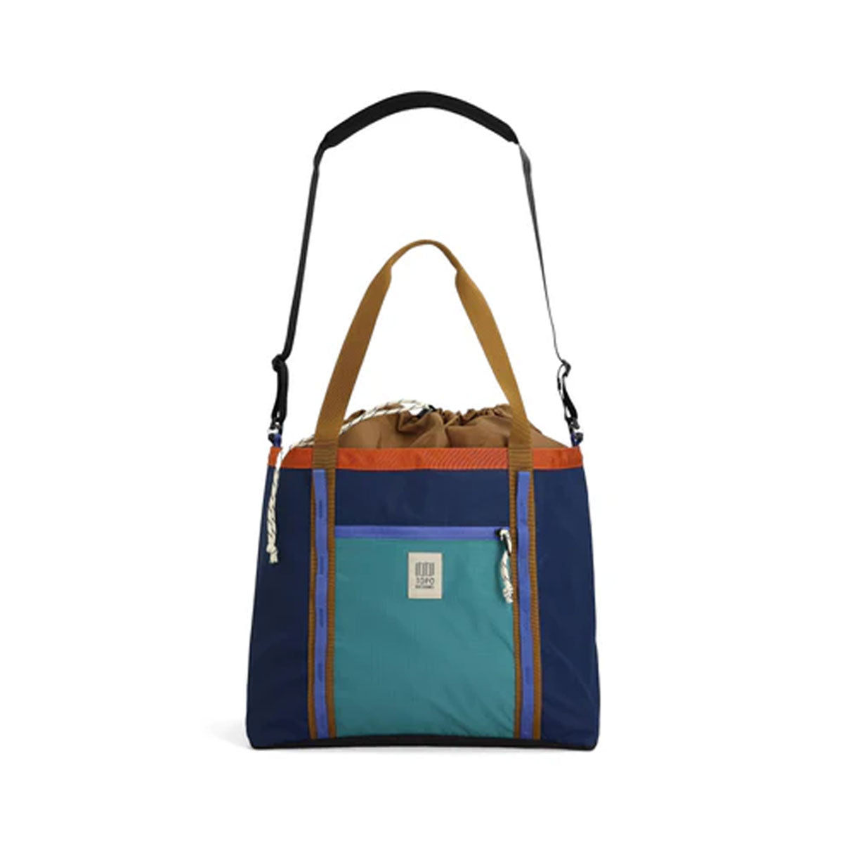 Topo Designs : Mountain Utility Tote : Midnight/Caribbean