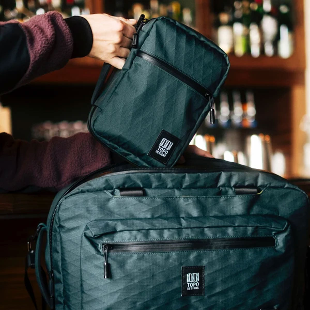 Topo Designs : Global Pro Tech Case : Dark Pine