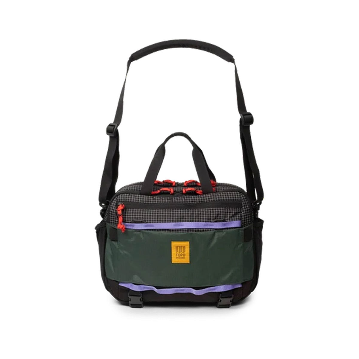 Topo Designs : Mountain Cross Bag 14L : Grid/Very Peri