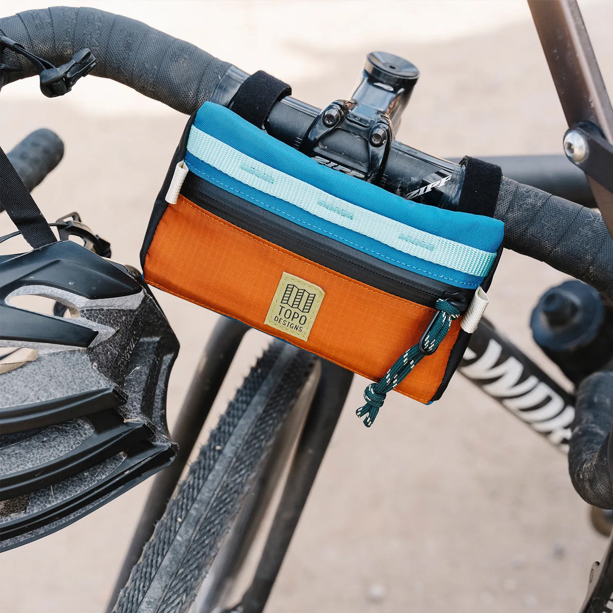 Topo Designs : Mountain Bike Bag Mini : Botanic Green/Grape