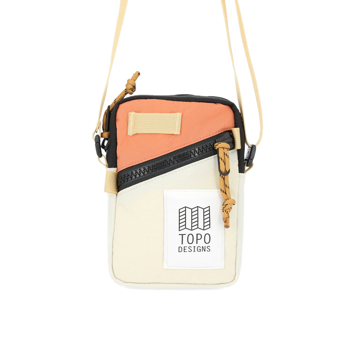 Topo Designs : Mini Shoulder Bag : Bone White/Coral