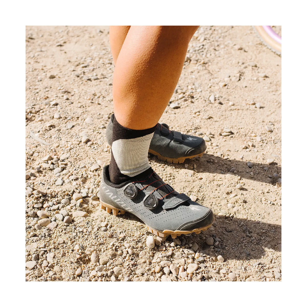 Topo Designs : Sport Sock : Black/Natural