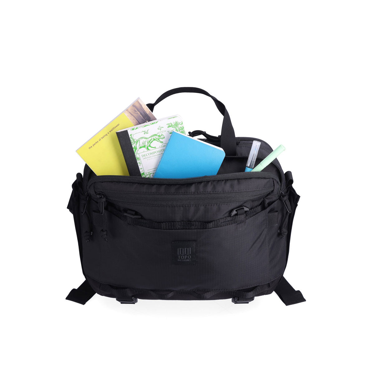 Topo Designs : Mountain Cross Bag 14L : Grid/Very Peri