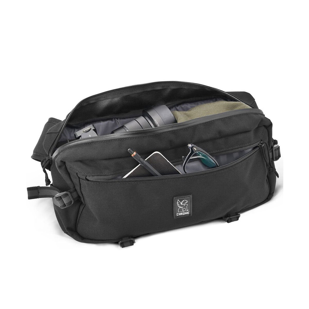 Chrome Industries : Kadet Sling Bag : Black/Aluminium