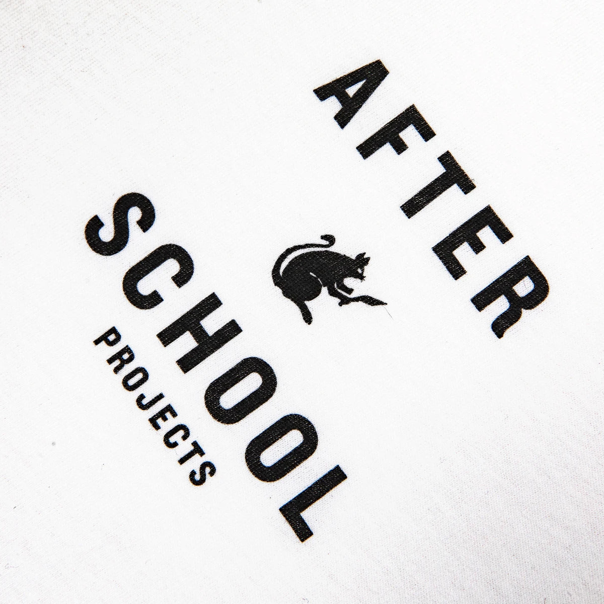 Afterschool Projects : Classic Fit SS Tee : White : Medium