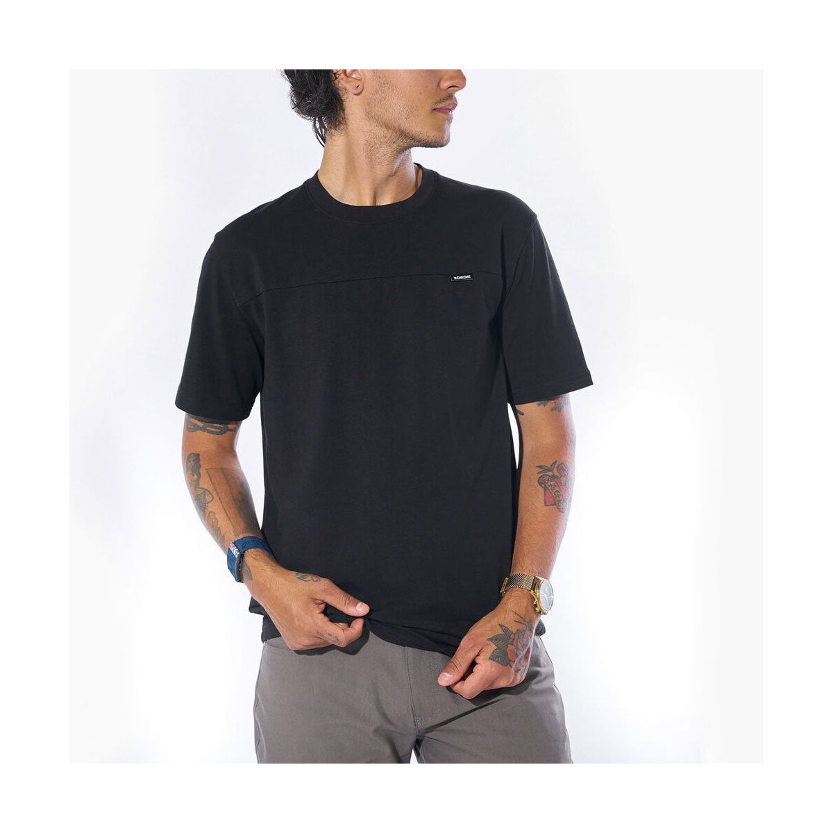 Chrome Industries : Holman Short Sleeve Tee : Black