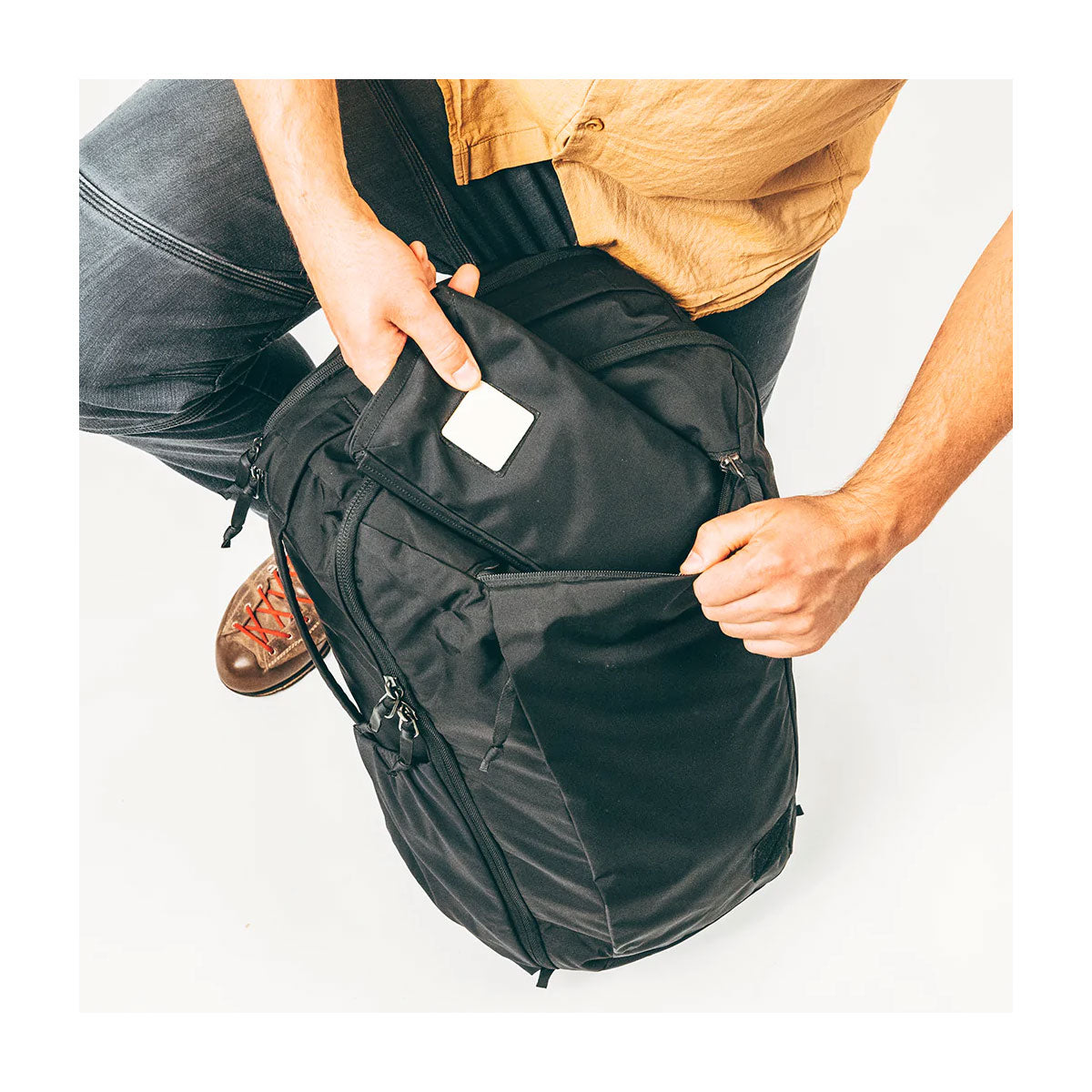 EVERGOODS : Civic Access Pouch 1L : Solution Dyed Black