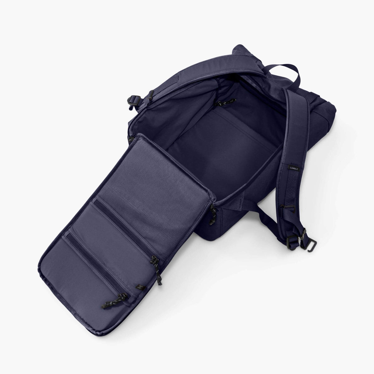 Langly : Weekender Backpack With Camera Cube : Navy