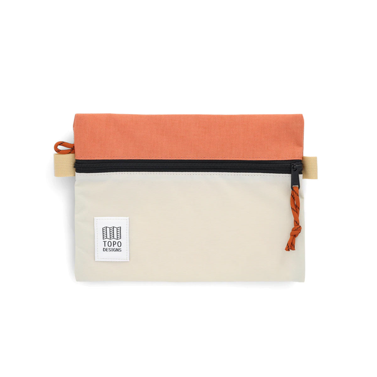 Topo Designs : Accessory Bag : Bone White/Coral