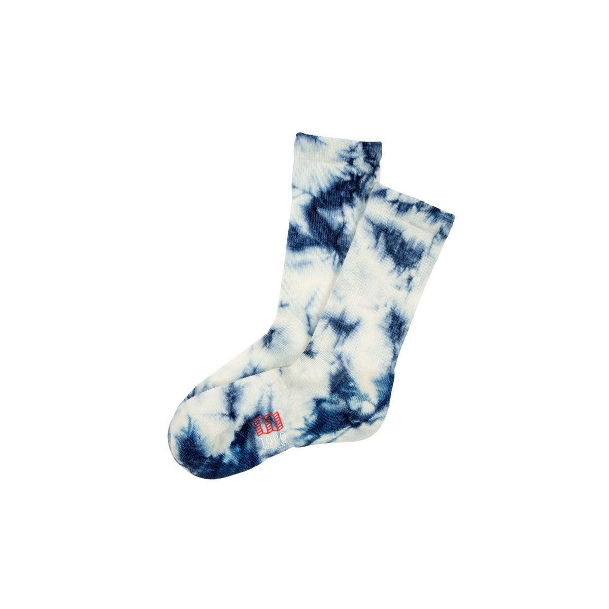 Topo Designs : Town Socks : Blue/White Tie Dye
